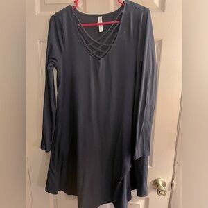 Navy Blue Tunic Dress